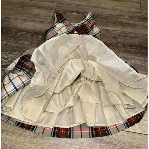 Polo Ralph Lauren Girls plaid fit and flare dress size 4T Holiday Christmas NWT - Picture 6 of 8